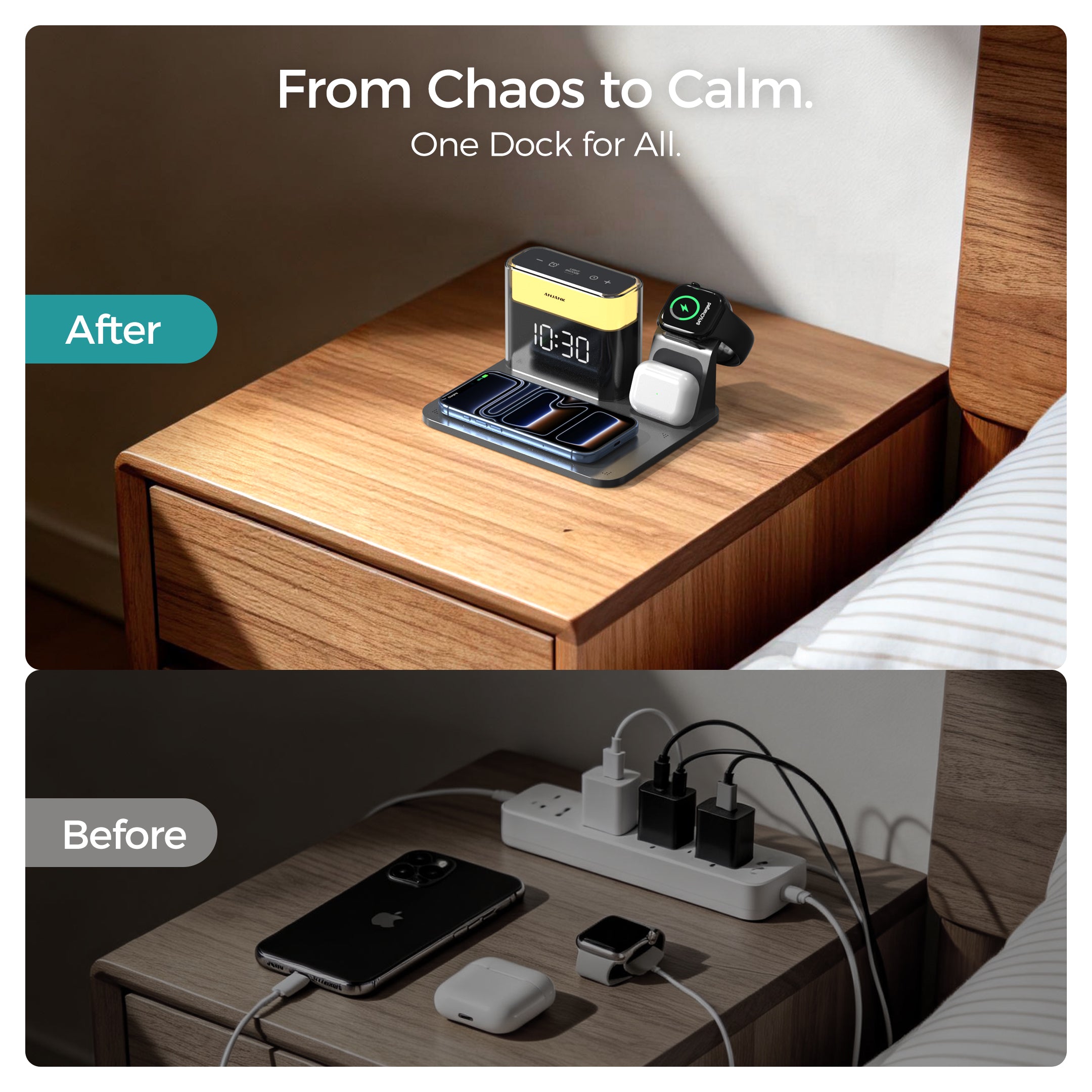 Ultimate Qi2.2 25W Max Speed. 1 Dock for All